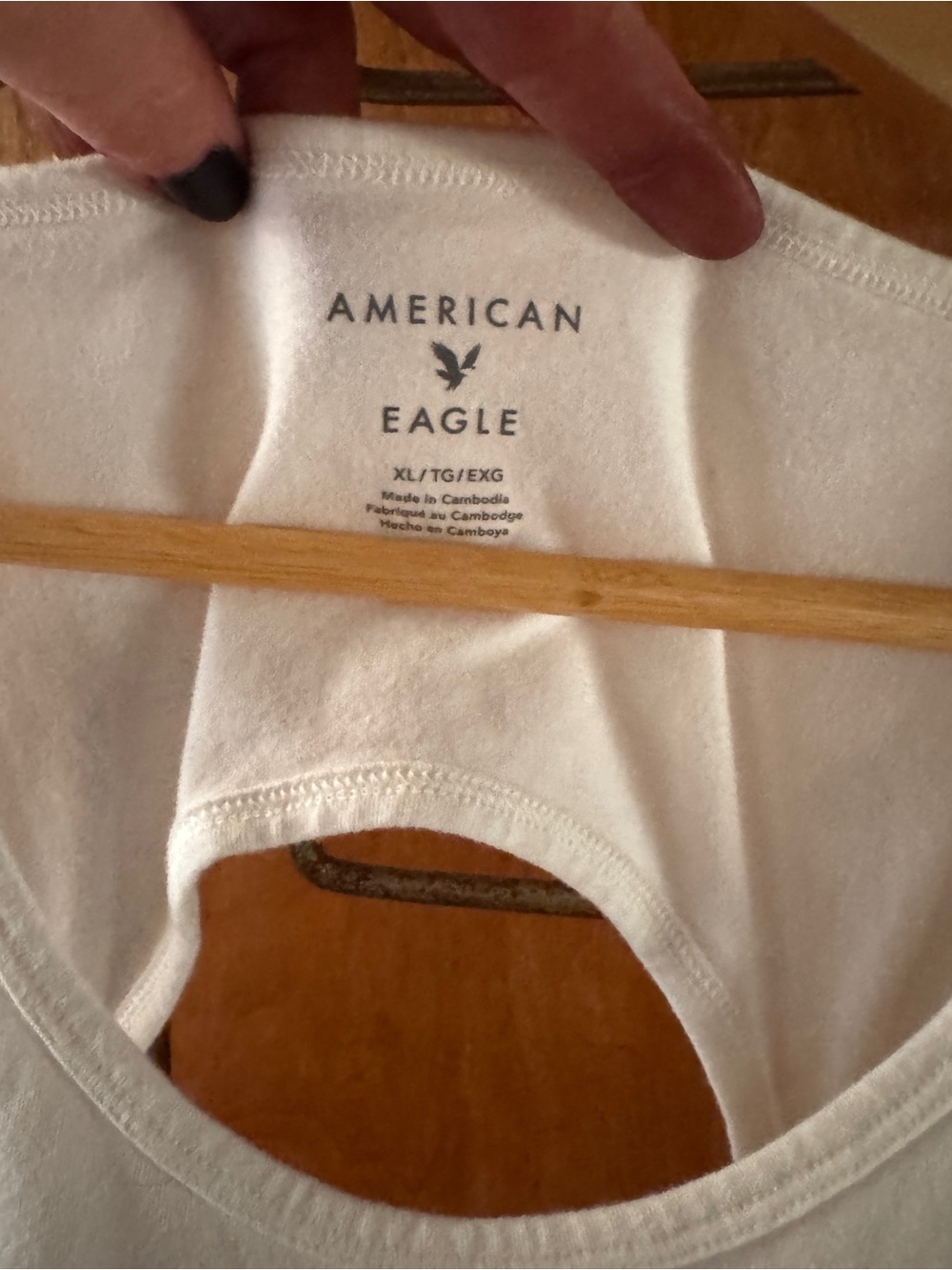 American Eagle Outfitters White Ribbed Bandeau Tank Top